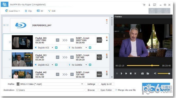AnyMP4 Bluray Ripper(蓝光视频转换工具)