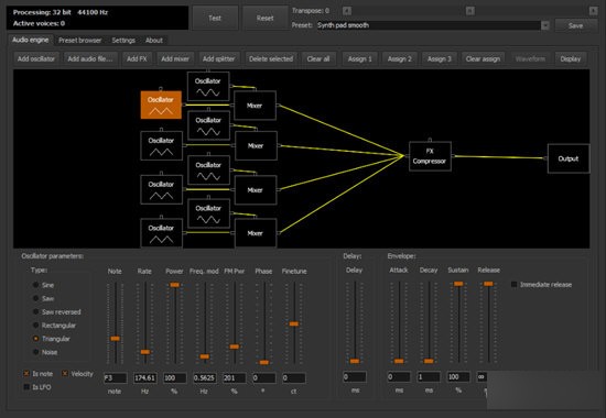 3delite's VSTi Synth Plugin(VSTI合成器插件)