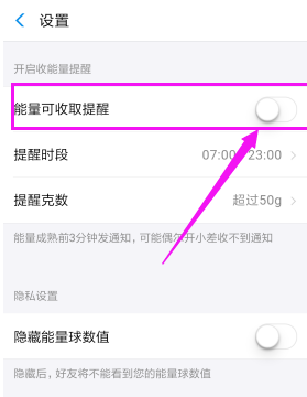 支付宝app开启能量可收取提醒方法教程_52z.com