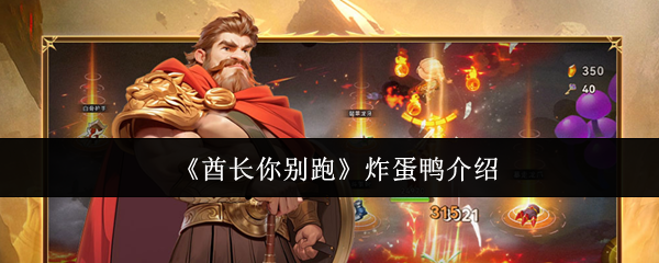 酋长你别跑炸蛋鸭怎么样